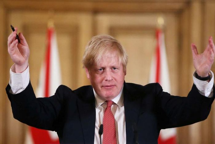 Britain's Prime Minister Boris Johnson has come under fire over his government's coronavirus testing plans