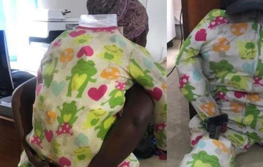 ‘Smart’ woman arrested while smuggling illegal goods hidden inside a fake baby