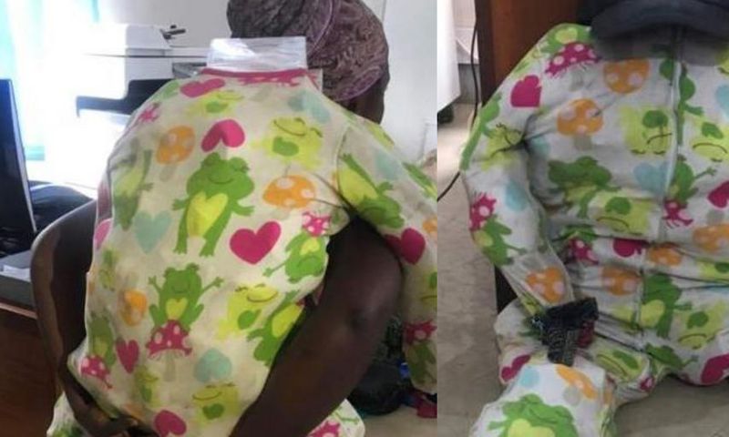 ‘Smart’ woman arrested while smuggling illegal goods hidden inside a fake baby