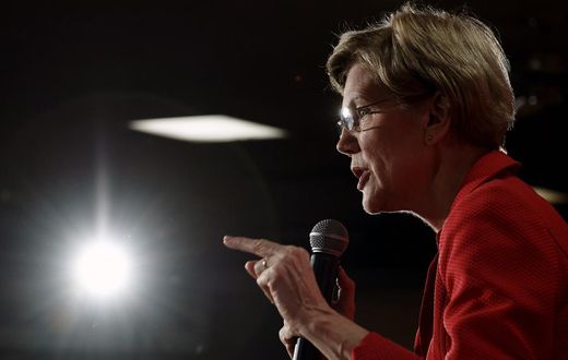 Warren Is Fighting a Two-Flank War