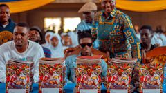 Strongman donates books to AMASS SHS and promises to donate 5,000 books to other schools