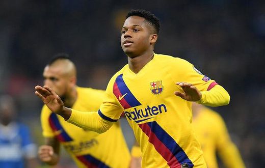 Teenage sensation Ansu Fati breaks ex-Ghanaian striker Ofori-Quaye’s 22-year-old UEFA Champions League record