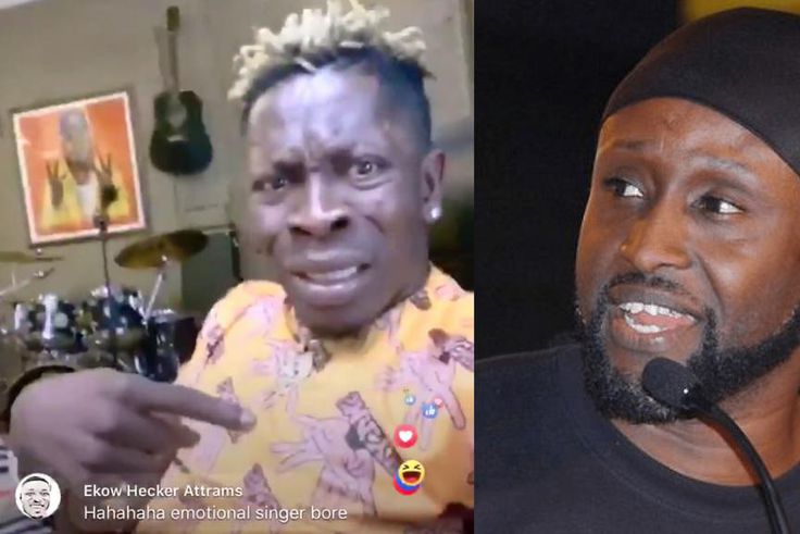 Shatta Wale and Reggie Rockstone