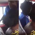 All hell breaks loose inside commercial bus as man bursts a loud sneeze (video)