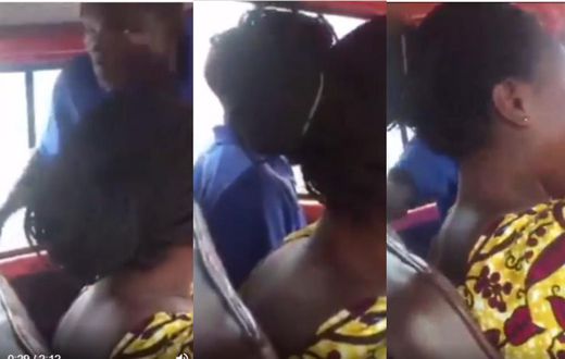 All hell breaks loose inside commercial bus as man bursts a loud sneeze (video)