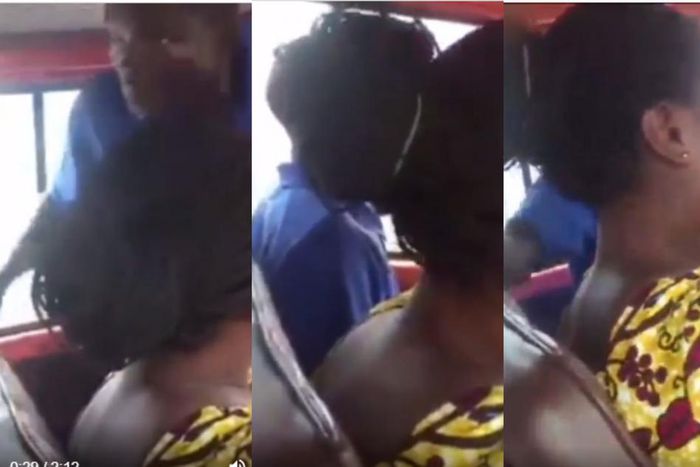 All hell breaks loose inside commercial bus as man bursts a loud sneeze (video)
