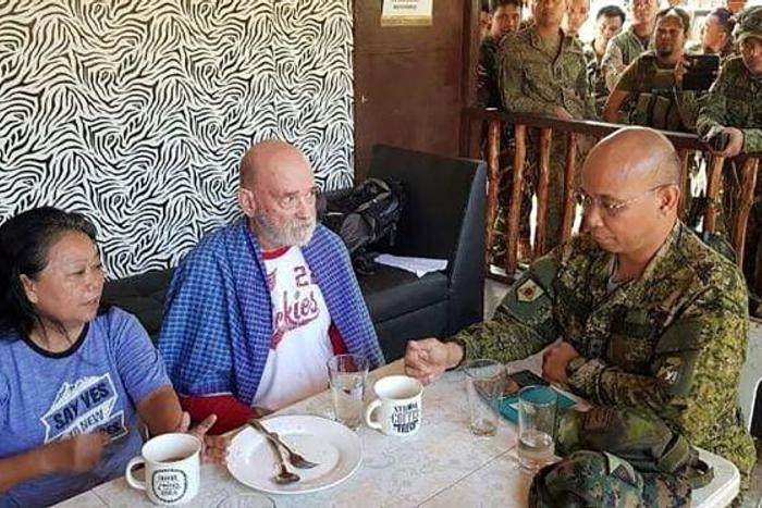 Armed men abducted the couple on October 4 at the beach resort they run