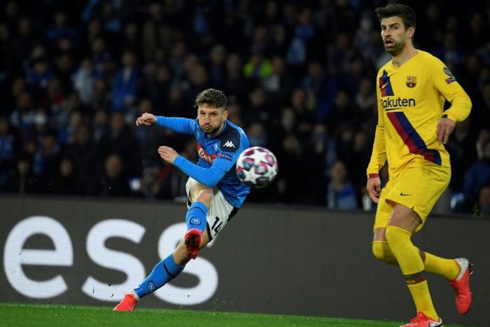 Barcelona's last 16 second leg match against Napoli becomes the third Champions League match to be ordered behind closed doors