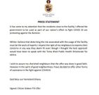 Statement from Bishop Gideon Titi-Ofei