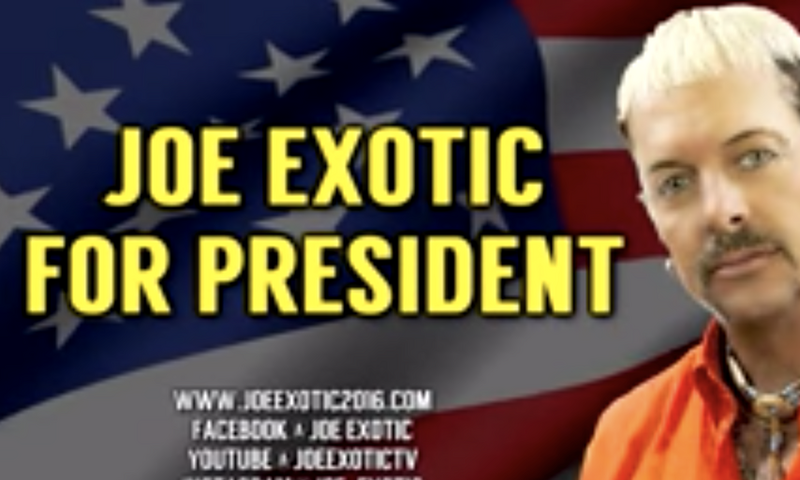 Joe Exotic's Political Career Is Kind of Legendary