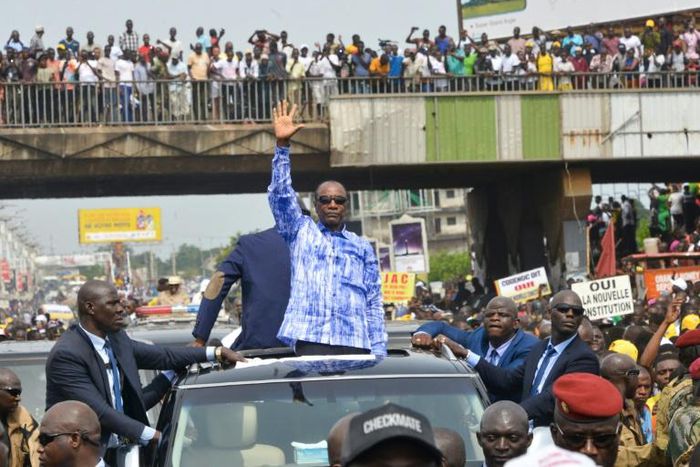 President Alpha Conde has been accused of trying to extend his rule by modifying the constitution