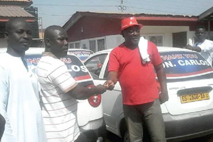 Tema West MP donates cars