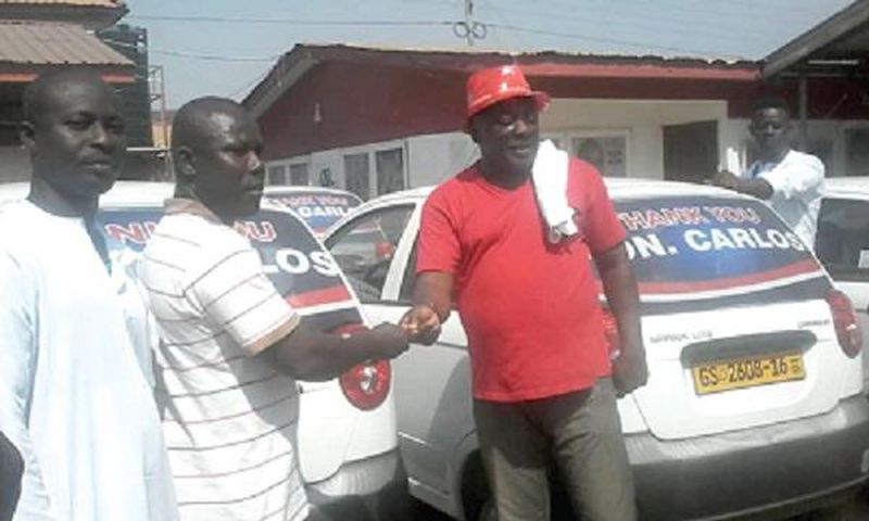 Tema West MP donates cars