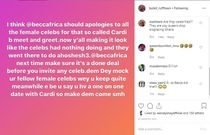 Screenshot of Bullet's post
