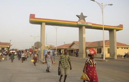 Togo-Aflao border