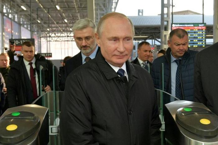 Among those who signed the letter is the father of Yana Savchuk who was killed by her partner in 2016 after police ignored her pleas for help; Russian President Vladimir Putin is pictured in Moscow on November 21, 2019