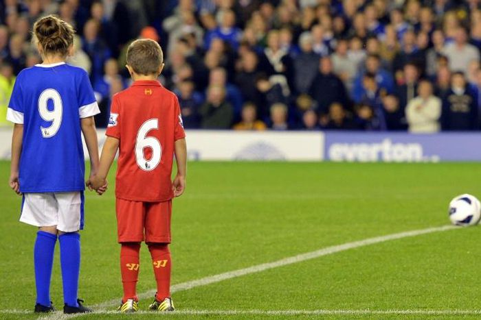 Child mascots were part of a Hillsborough commemoration, but Liverpool said that, because of the coronavirus, was no longer going to have youngsters escort the team on to the field