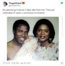 Couple who married just 3 days after meeting celebrates 37 years of a successful union