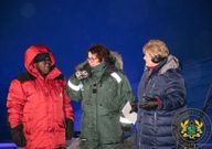 Lovely photos of President Akufo-Addo in the cold regions of Norway