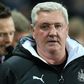 Steve Bruce's Newcastle went down 2-0 at his old club Villa