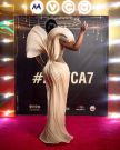 Nana Akua Addo storms Nigeria with gorgeous dress for AMVCA