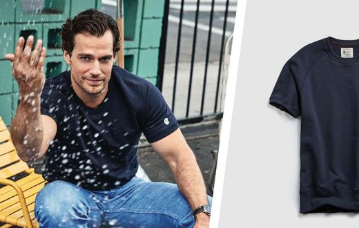 Get Henry Cavill's Cool Short-Sleeve Sweatshirt