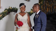 Ghanaian dancehall artiste, Kaakie and her husband