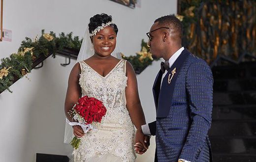 Ghanaian dancehall artiste, Kaakie and her husband