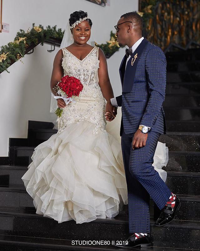 Ghanaian dancehall artiste, Kaakie and her husband