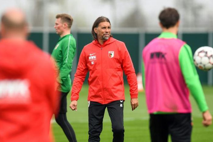 Switzerland's Martin Schmidt was sacked as Augsburg coach on Monday