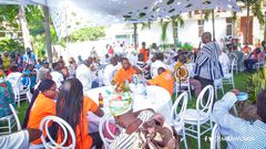 Bawumia fetes lepers on street of Accra