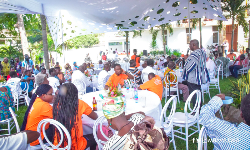 Bawumia fetes lepers on street of Accra