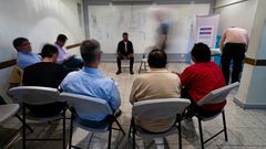 In February 2020, men participate in a therapy to reflect on male chauvinism and why it is deeply entrenched in Mexican society as well as on the forms of violence they exert on women and the consequences it entails