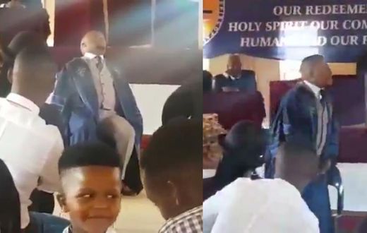 “Diabetic” pastor dies on the pulpit while preaching the word of God with vigour (video)