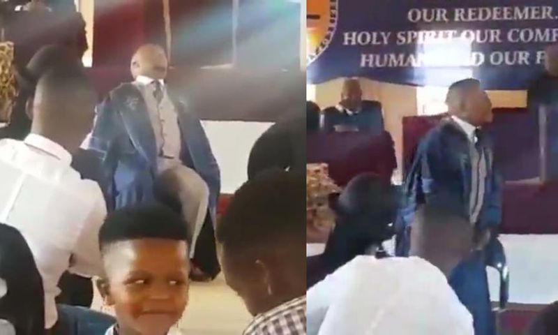 “Diabetic” pastor dies on the pulpit while preaching the word of God with vigour (video)