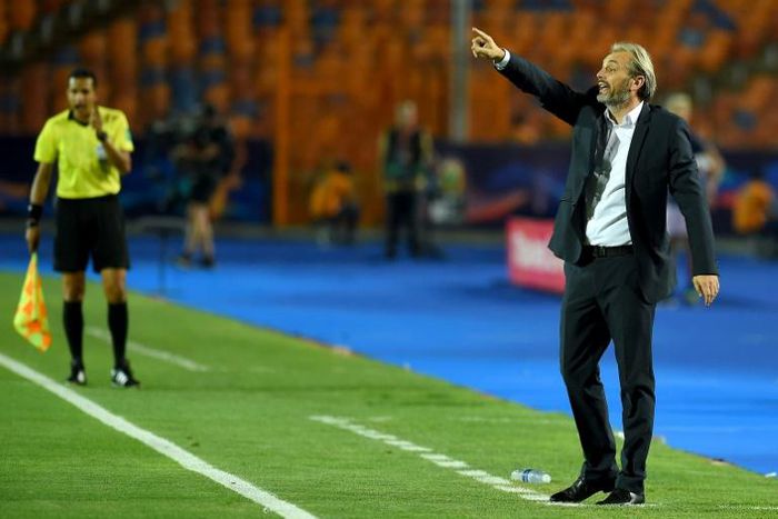A file photo of French coach Sebastien Desabre, whose Egyptian club Pyramids won their opening CAF Confederation Cup group match