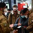 Rail passengers told AFP their identity documents were being checked on arrival to make sure they were residents of Milan