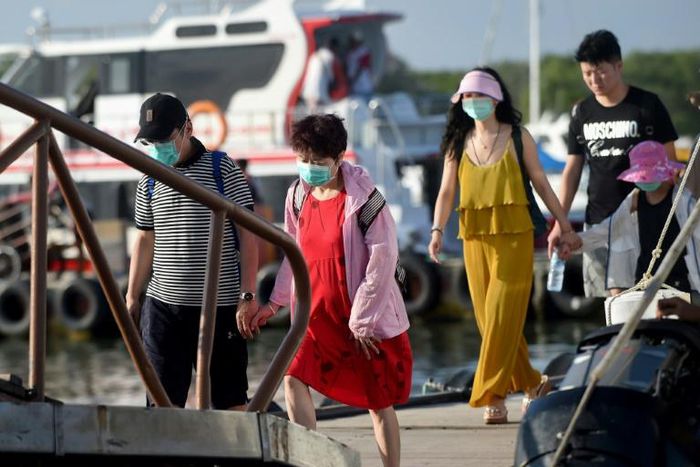Many of the marooned Chinese tourists in Bali are from the stricken city and surrounding Hubei province