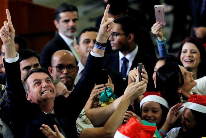 Brazil President Jair Bolsonaro has pushed religion to the forefront of his political agenda, promising to "respect God"
