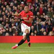 Anthony Martial scored Manchester United's opening goal in a 2-0 win against Manchester City