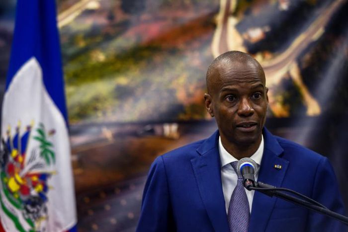 Haiti President Jovenel Moise, pictured in January 2020, announced the first two cases of the novel coronavirus in his country