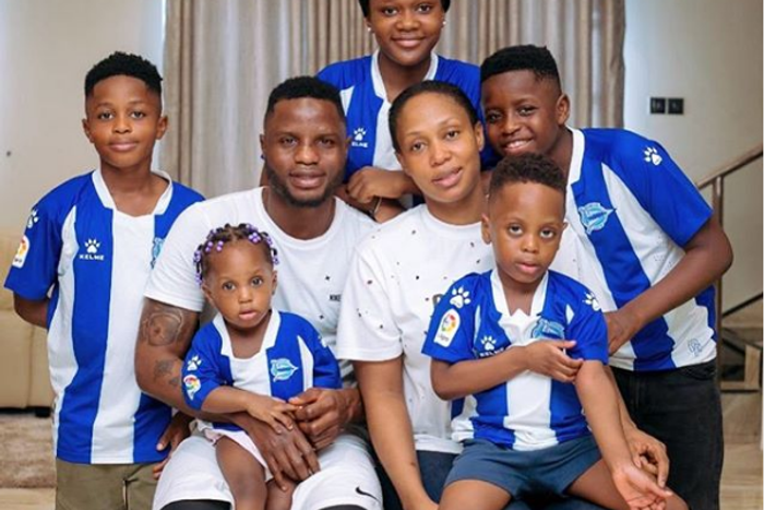 Mubarak Wakaso shares rare photo of his adorable family