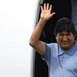 Bolivian ex-president Evo Morales lands in Mexico City, on November 12, 2019, where he was granted asylum after his resignation