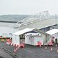 Brighton's Amex stadium is being used as a drive-through coronavirus testing centre