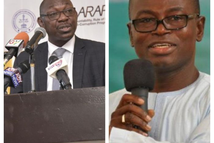 Justice Clemence Jackson Honyenuga and Yoni Kulendi