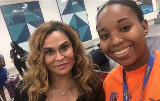 Beyonce's mother spotted in Ghana