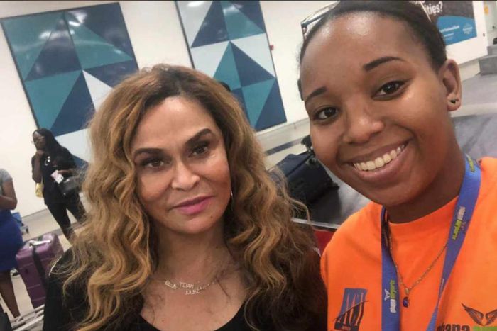 Beyonce's mother spotted in Ghana