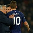 Harry Kane could return for Tottenham for the "last few games of the season", according to manager Jose Mourinho
