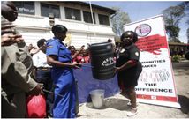 Brave commercial sex workers make donations to police stations