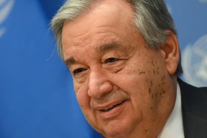 United Nations Secretary General Antonio Guterres called for countries to "put armed conflict on lockdown and focus together on the true fight of our lives"